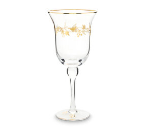 Pip Studio - Wijn Glas Winter Wonderland Goud 360ml Pip Studio - Wijn Glas Winter Wonderland Goud 360ml