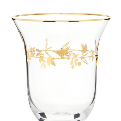 Pip Studio - Wijn Glas Winter Wonderland Goud 360ml Pip Studio - Wijn Glas Winter Wonderland Goud 360ml