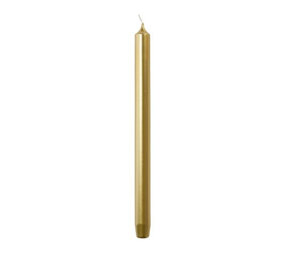 Rustik Lys - Diner Kaars Goud Metallic 2.1x29cm Rustik Lys - Diner Kaars Goud Metallic 2.1x29cm