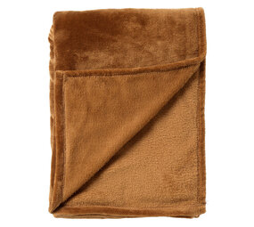 Melting Pot - Plaid Charlie Fleece XL 200x220cm Tobacco Bruin Melting Pot - Plaid Charlie Fleece XL 200x220cm Tobacco Bruin