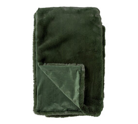 Melting Pot - Plaid Zinzi Imitatie Bont 140x180cm Mountain View Groen