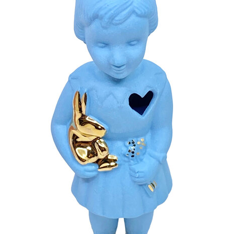 Lammers en Lammers - Zusje met Musje Blauw 15cm