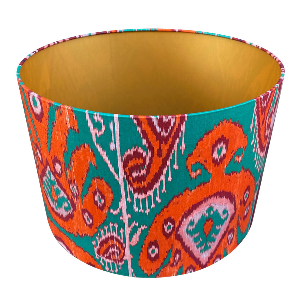 Melting Pot - Lampenkap Ekatarina Oranje Roze Groen 40x30cm Melting Pot - Lampenkap Ekatarina Oranje Roze Groen 40x30cm