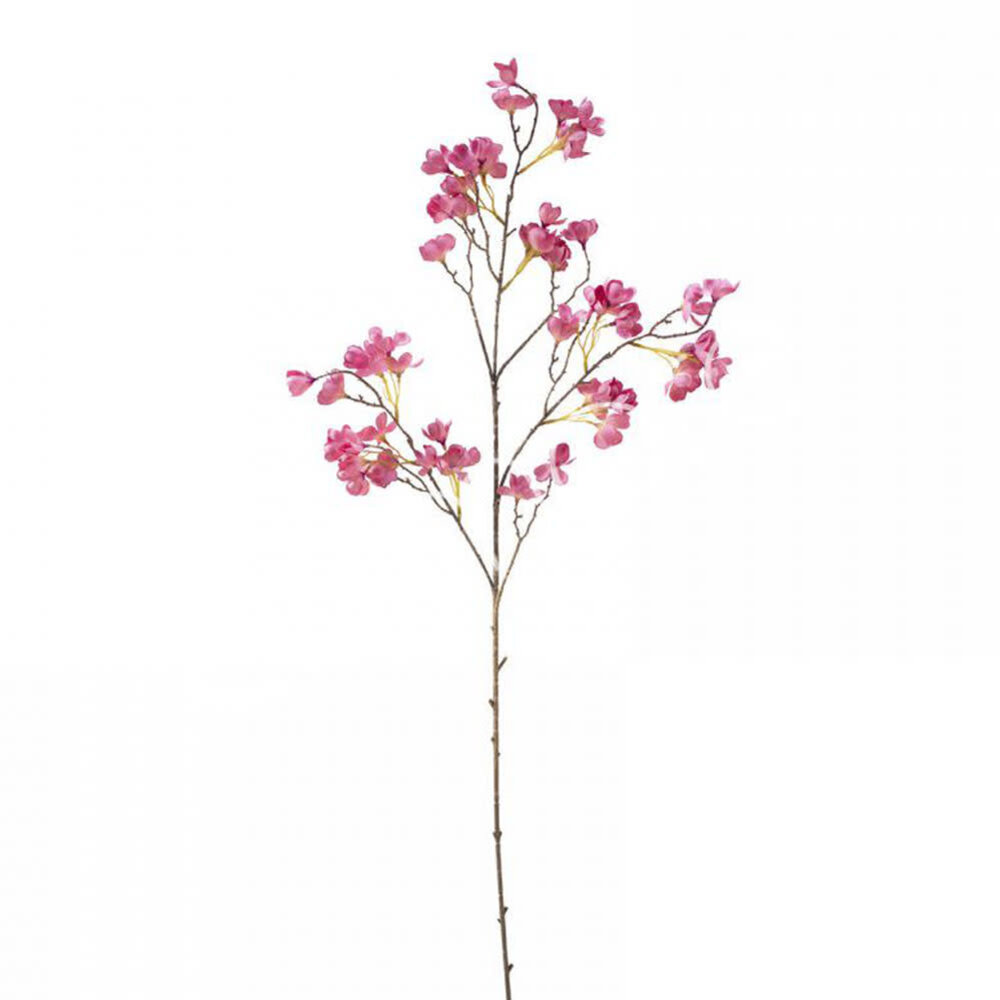 Melting Pot - Kunstbloem Kersen Bloesem Donker Roze Tak 106cm