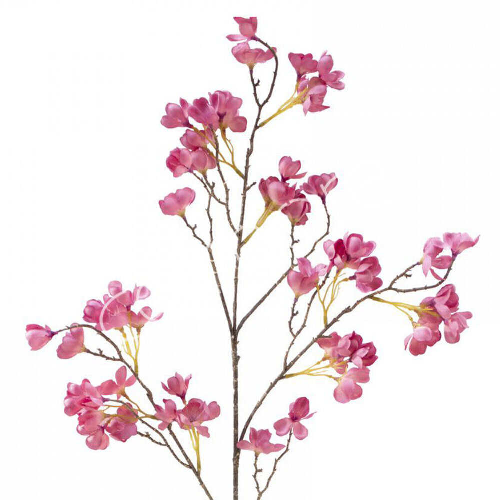 Melting Pot - Kunstbloem Kersen Bloesem Donker Roze Tak 106cm