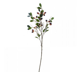 Melting Pot - Kunstbloem Olijftak Donker Rood 92cm
