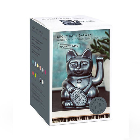 Donkey - Lucky Cat Galaxy Dark Grey 10x15cm Donkey - Lucky Cat Galaxy Dark Grey 10x15cm