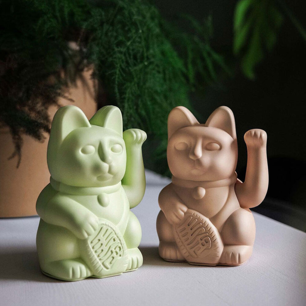 Donkey - Lucky Cat Ocher - Beige 10x15cm