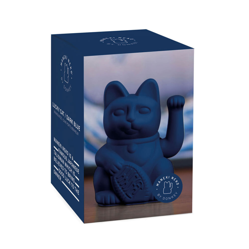 Donkey - Lucky Cat Dark Blue 10x15cm