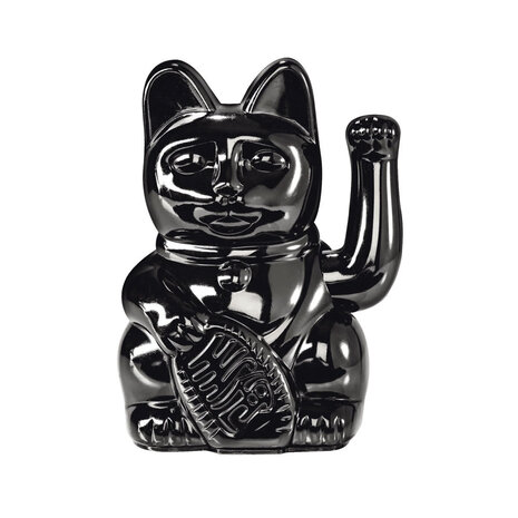 Donkey - Lucky Cat Egypt Shiny Black Metallic 10x15cm in cadeau doos