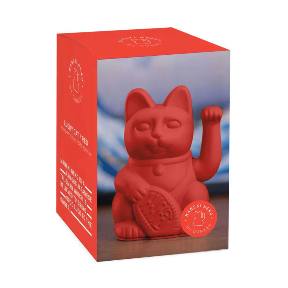 Donkey - Lucky Cat Red 10x15cm Donkey - Lucky Cat Red 10x15cm