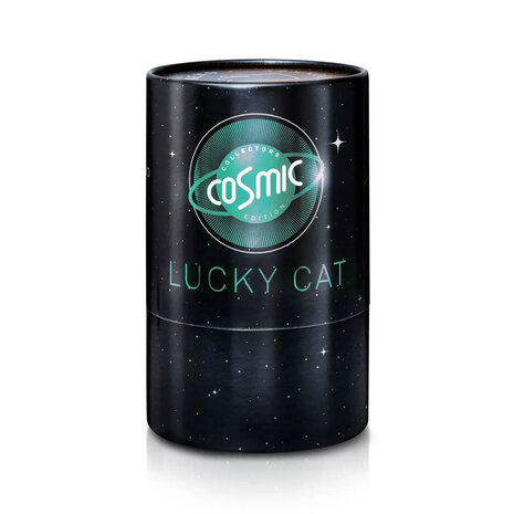 Donkey - Lucky Cat Cosmic Shiny Teal Metallic 10x15cm in cadeau doos Donkey - Lucky Cat Cosmic Shiny Teal Metallic 10x15cm in cadeau doos