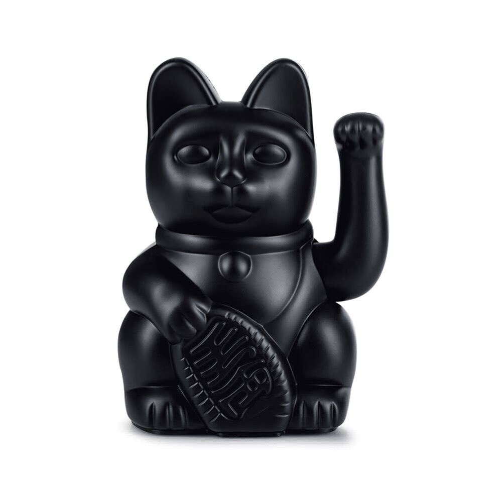 Lucky Cat Black 10x15cm bestellen en kopen - Melting Pot Amsterdam