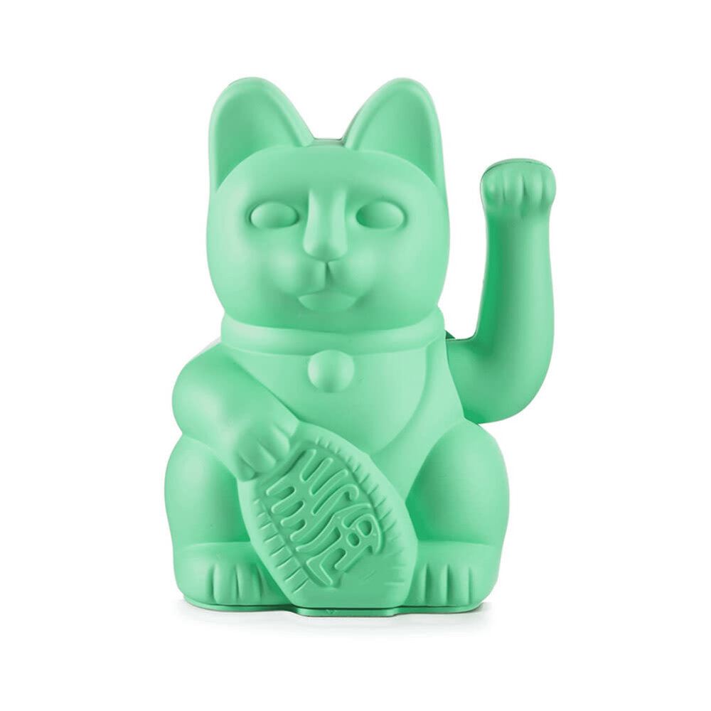 Donkey - Lucky Cat Mint Green 10x15cm