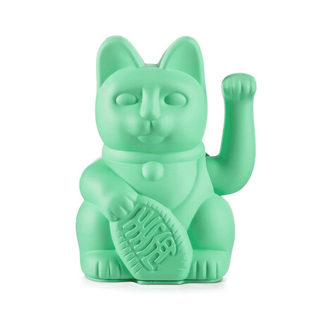 Donkey - Lucky Cat Mint Green 10x15cm