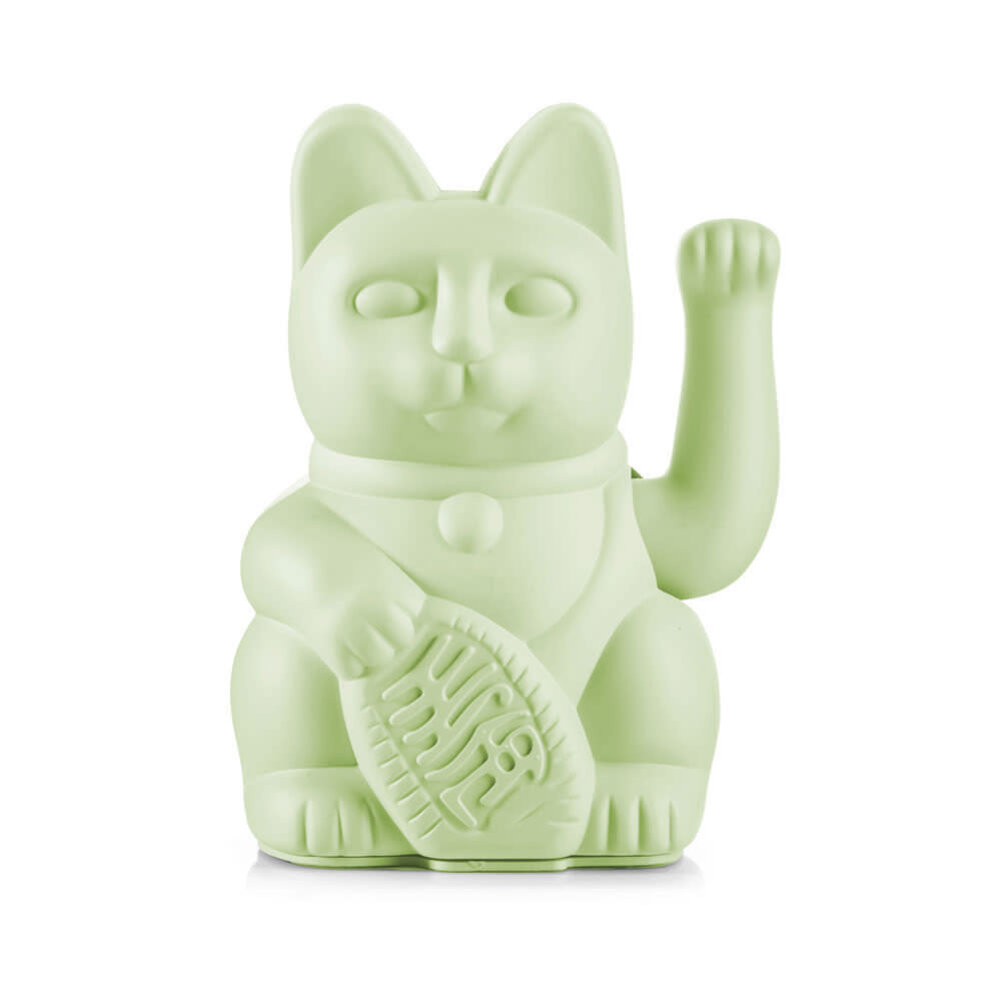 Donkey - Lucky Cat Light Green 10x15cm Donkey - Lucky Cat Light Green 10x15cm