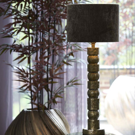 Melting Pot - Tafel Lamp Voet Akti Antiek Brons 13x58cm