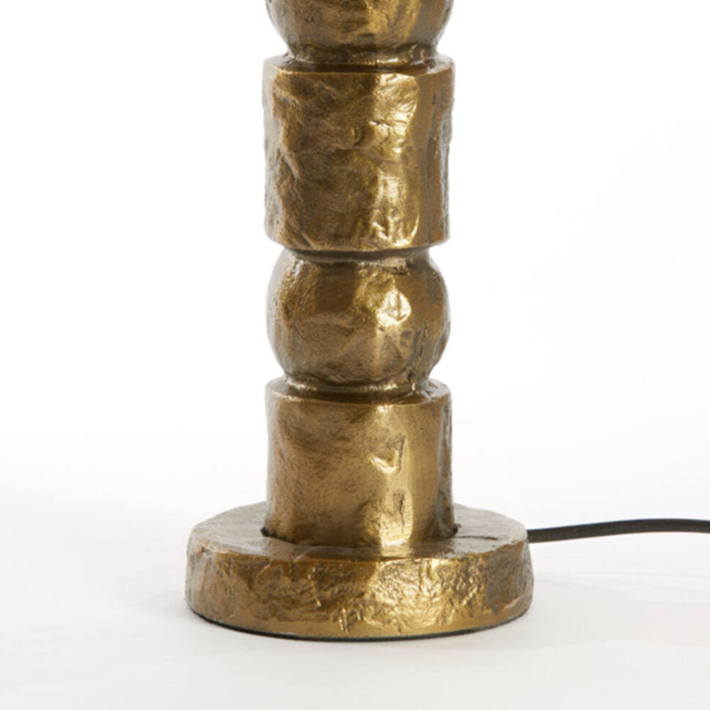 Melting Pot - Tafel Lamp Voet Akti Antiek Brons 13x58cm