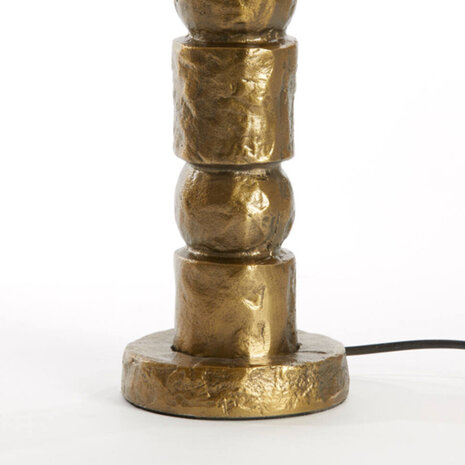 Melting Pot - Tafel Lamp Voet Akti Antiek Brons 13x58cm