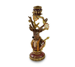 Werns - Kandelaar Hert Alexander Multicolor 13x30cm Werns - Kandelaar Hert Alexander Multicolor 13x30cm