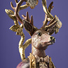 Werns - Kandelaar Hert Alexander Multicolor Polyresin 13x30cm