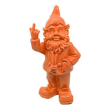 Melting Pot - Beeld Kabouter F*ck You Oranje 16x32cm Melting Pot - Beeld Kabouter F*ck You Oranje 16x32cm