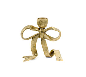 Doing Goods - Kandelaar Strik Riley Ribbon Messing 11x10cm