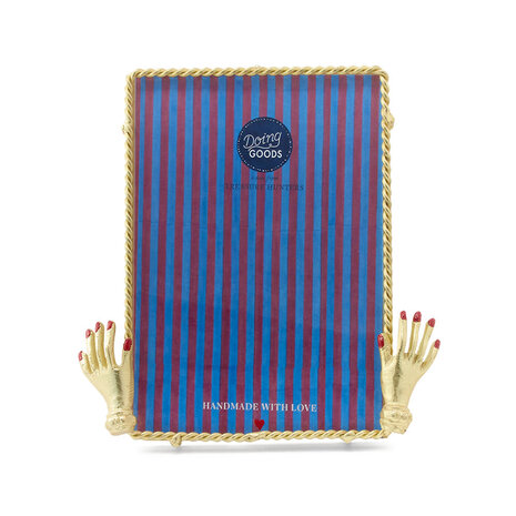 Doing Goods - Fotolijstje Jana Hands Messing Large 14x16cm - foto 10x15cm