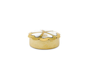 Doing Goods - Doosje Honey Hart Klein Schelp Messing 5x2cm Doing Goods - Doosje Honey Hart Klein Schelp Messing 5x2cm