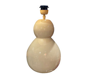 Colmore - Tafel Lamp Voet Maren Bollen Sand Metaal 21x40cm Colmore - Tafel Lamp Voet Maren Bollen Sand Metaal 21x40cm