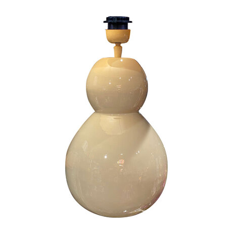 Colmore - Tafel Lamp Voet Maren Bollen Sand Metaal 21x40cm