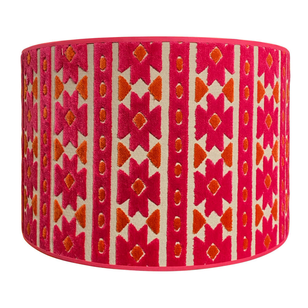 Melting Pot - Lampenkap Bazaar Fuchsia Oranje 35x25cm Melting Pot - Lampenkap Bazaar Fuchsia Oranje 35x25cm