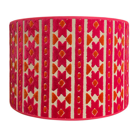 Melting Pot - Lampenkap Bazaar Fuchsia Oranje 35x25cm Melting Pot - Lampenkap Bazaar Fuchsia Oranje 35x25cm