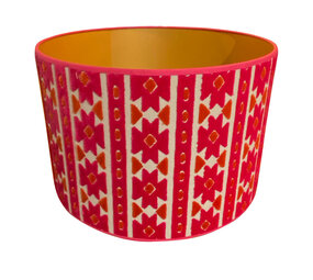 Melting Pot - Lampenkap Bazaar Fuchsia Oranje 35x25cm Melting Pot - Lampenkap Bazaar Fuchsia Oranje 35x25cm