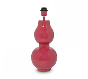 Colmore - Tafel Lamp Voet Fuchsia Metaal 20x44cm Colmore - Tafel Lamp Voet Fuchsia Metaal 20x44cm