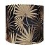 Lampenkap Palmen Goud-Brons op Zwart 38x33cm
