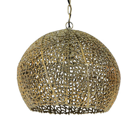 Melting Pot - Hanglamp Rond Metaal Goud Dia 45x42cm Melting Pot - Hanglamp Rond Metaal Goud Dia 45x42cm