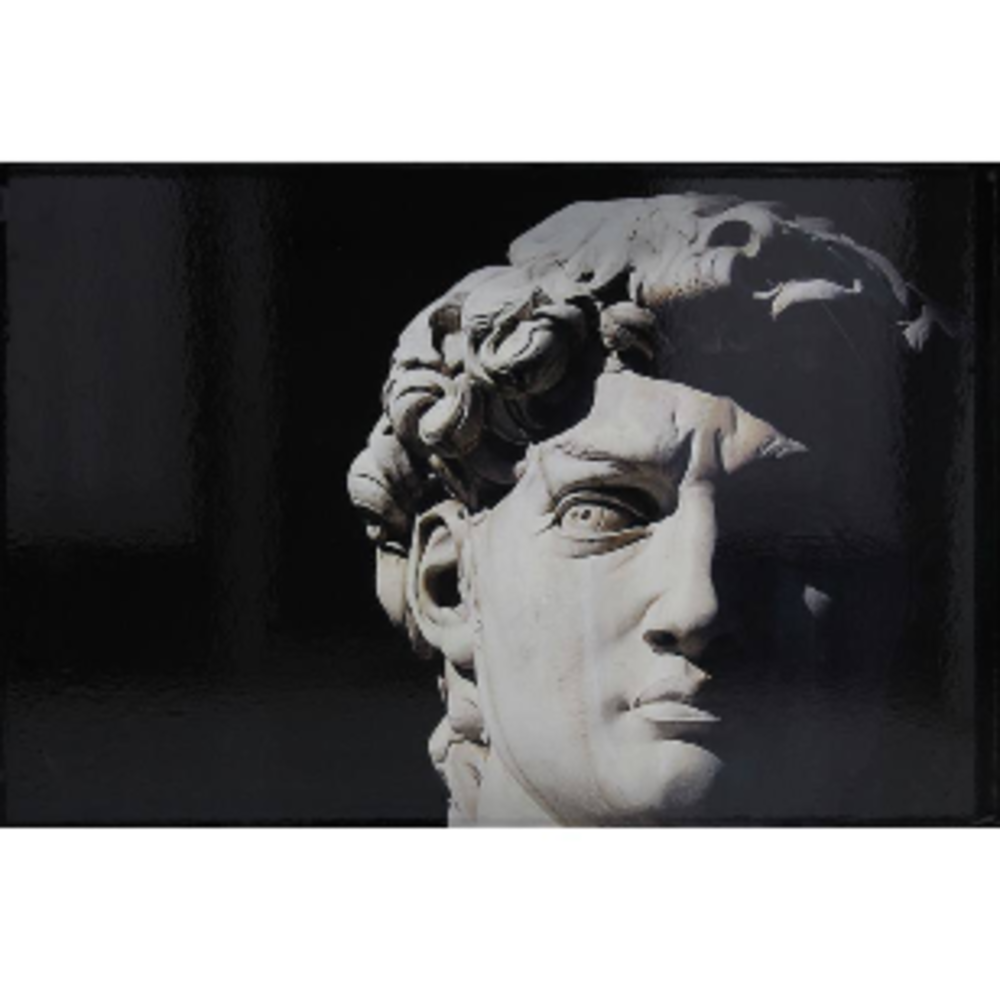 Melting Pot - Dienblad David Zwart-Wit MDF +/-40x30cm