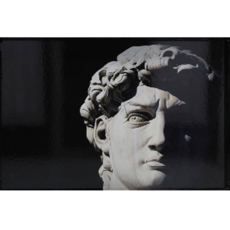 Melting Pot - Dienblad David Zwart-Wit MDF +/-40x30cm