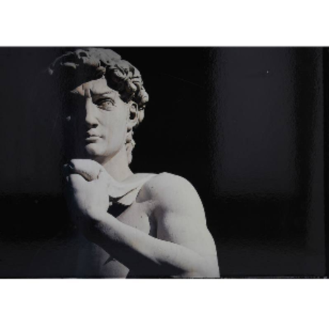 Melting Pot - Dienblad David Zwart-Wit MDF +/-40x30cm