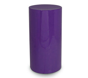 Colmore - Bijzettafel Zuil Donker Paars Metaal 30x60cm Colmore - Bijzettafel Zuil Donker Paars Metaal 30x60cm