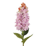 Melting Pot - Kunstbloem Sering Lila op Steel 82cm