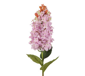 Melting Pot - Kunstbloem Sering Lila op Steel 82cm