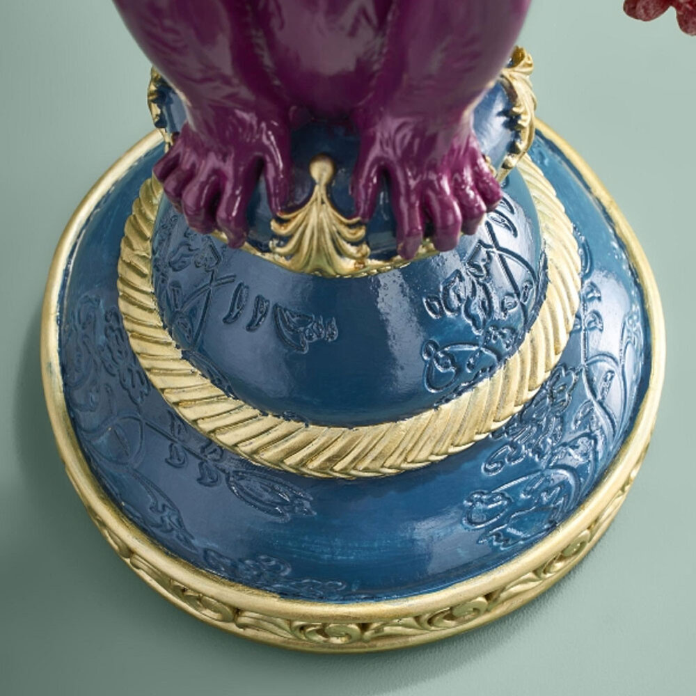 Werns - Bijzettafel Aap Paars Multicolor 40x51cm