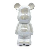 Melting Pot - Beeld Design Teddy Beer Glans Wit Keramiek 28cm Melting Pot - Beeld Design Teddy Beer Glans Wit Keramiek 28cm