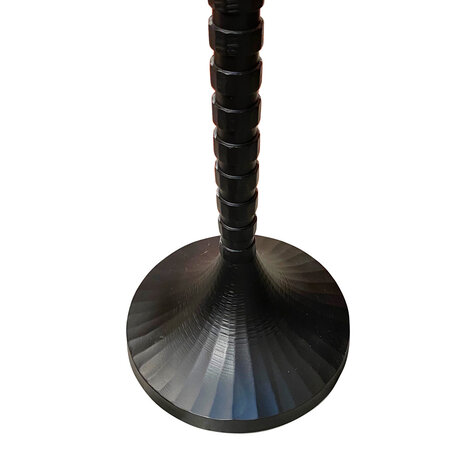 Colmore - Vloer Lamp Voet Mat Zwart Aluminium 26x140cm Colmore - Vloer Lamp Voet Mat Zwart Aluminium 26x140cm