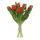 Melting Pot - Kunstbloemen Tulpen Bos in 2 Kleuren 30cm