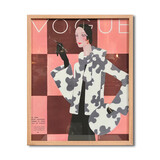 Melting Pot - Poster Vogue Lady in Fur Multicolor 42x52cm Ingelijst Melting Pot - Poster Vogue Lady in Fur Multicolor 42x52cm Ingelijst