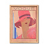 Poster Vogue Lady with Hat Multicolor 32x42cm ingelijst Poster Vogue Lady with Hat Multicolor 32x42cm ingelijst