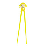 Tokyo Design Studio - Kinder Eetstokjes met Aapje Geel 22cm